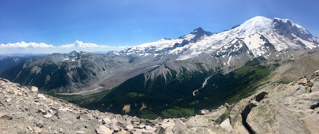 View of mountains