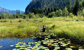 Volunteer works in Big Beaver Valley