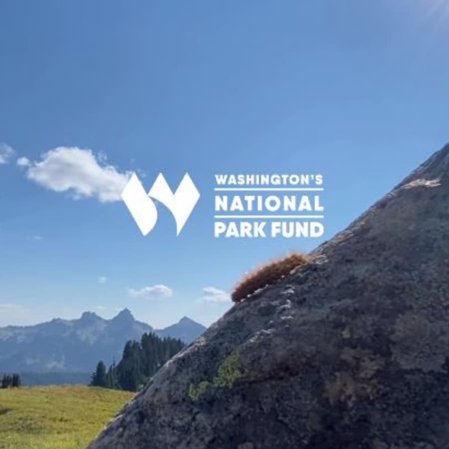 WNPF logo next to a caterpillar