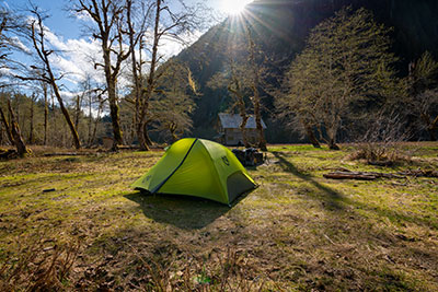 Tent in the Enchanted Valley