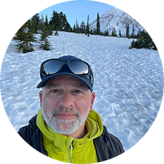 Tony Hoskins at Mount Rainier