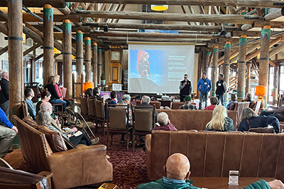 Attendees at Return to Paradise