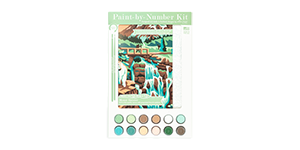 Elle Cree paint by numbers Mount Rainier kit